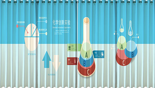 焦作化学实验室文化窗帘